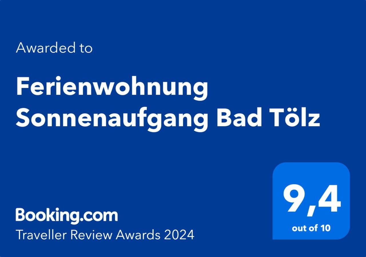 Ferienwohnung Sonnenaufgang Bad Toelz Exterior foto